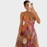 Mia - Cvjetna Maki Haljina za Beznapornu Eleganciju