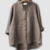 Linen Bluza Kava Smirenost