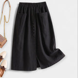 Midi Suknja s Vintage Stilom